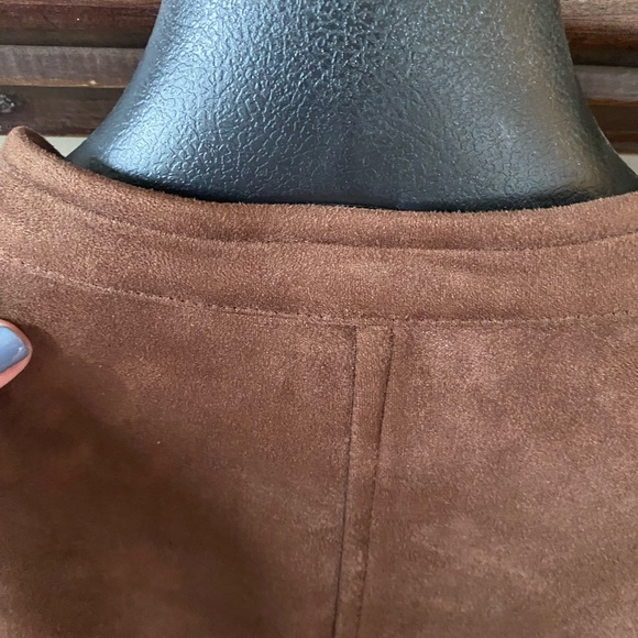 Tommy Hilfiger Faux Suede Jacket Ladies Sz 12 - Picture 9 of 9